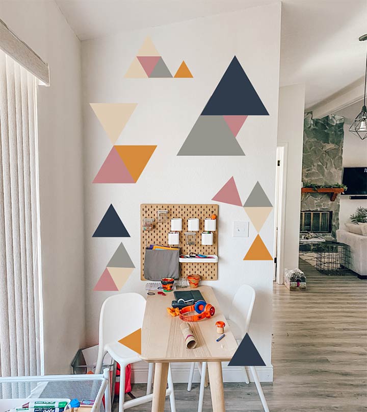 Geometric wall paint – How to Decorate to Look Best插图1