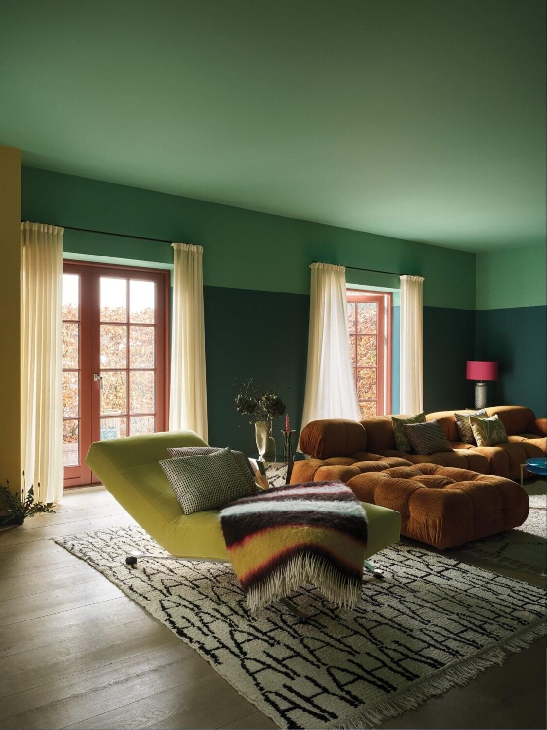 Two tone wall paint ideas is a popular interior design technique that involves using two distinct colors on a single wall or throughout a room.