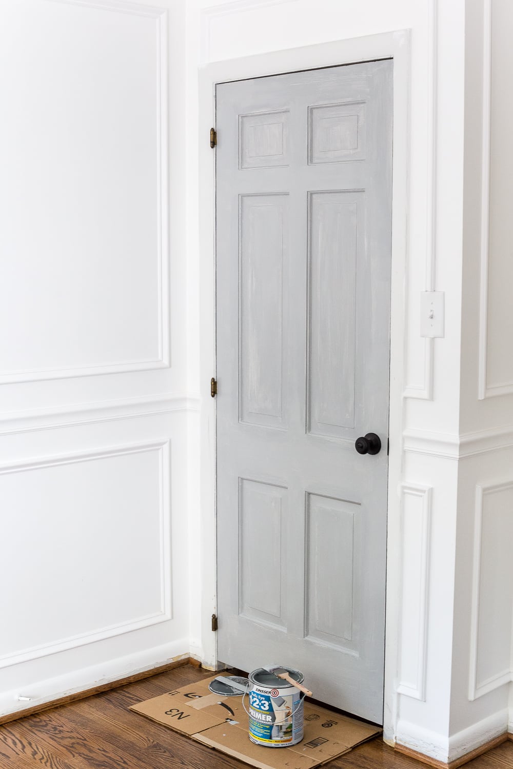 What type of paint for interior doors?