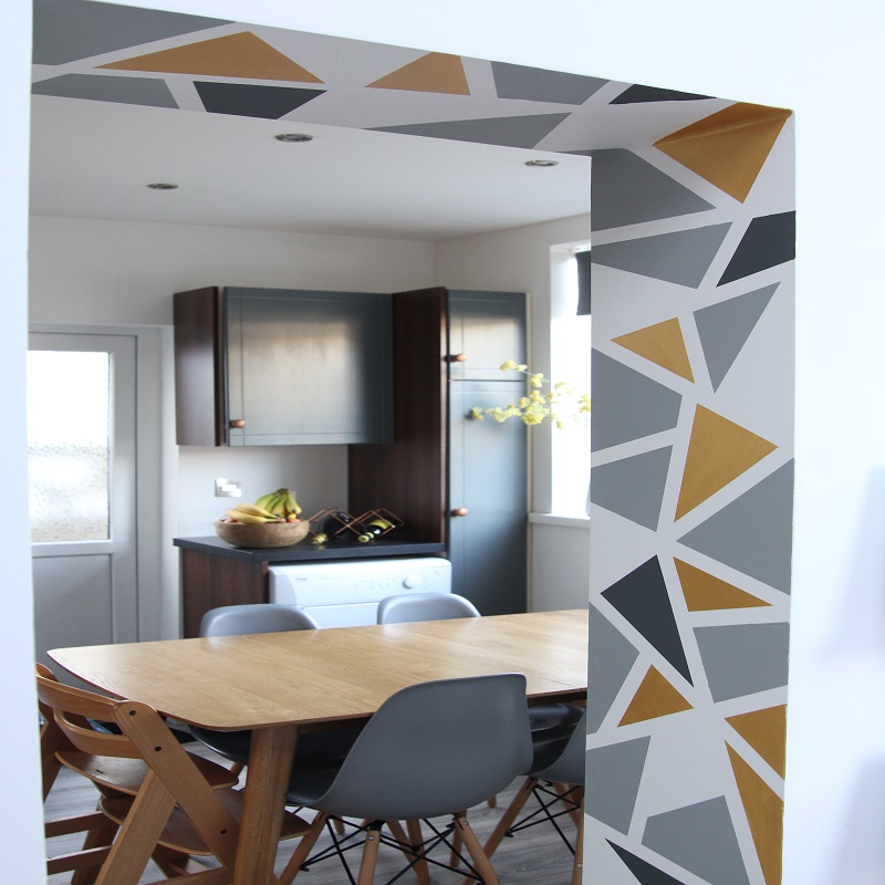 geometric wall paint ideas