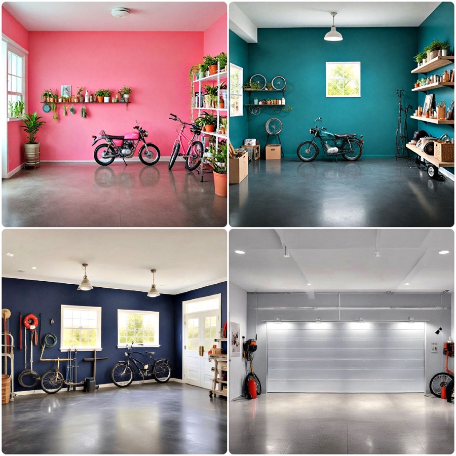 interior garage wall paint colors