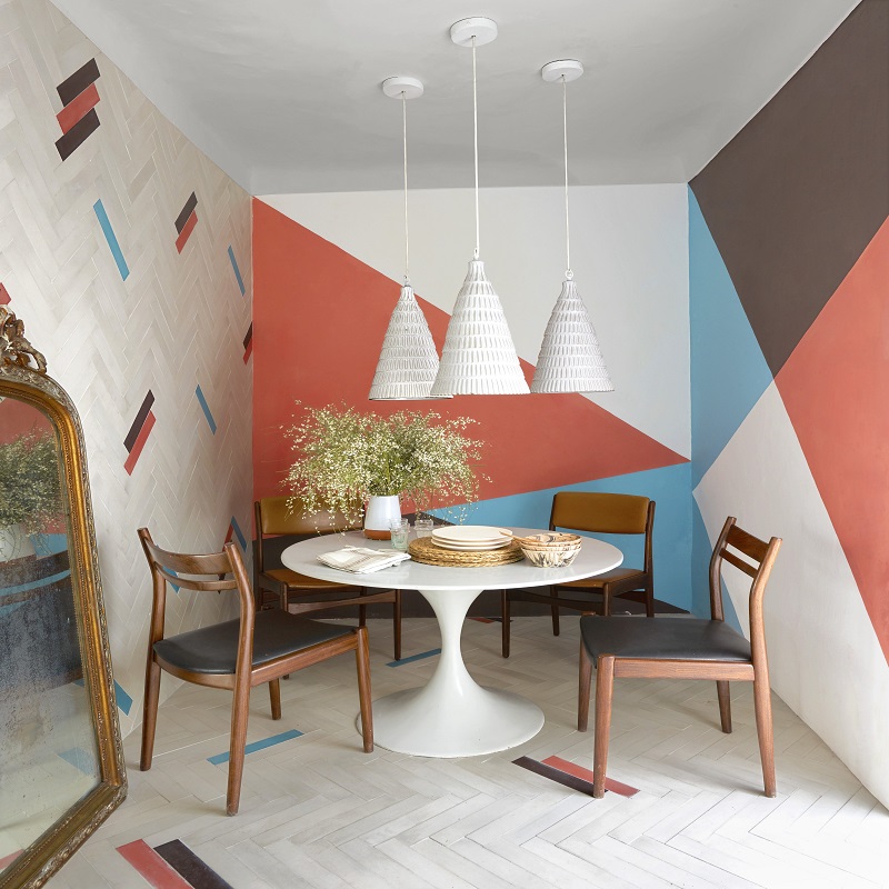 geometric wall paint ideas