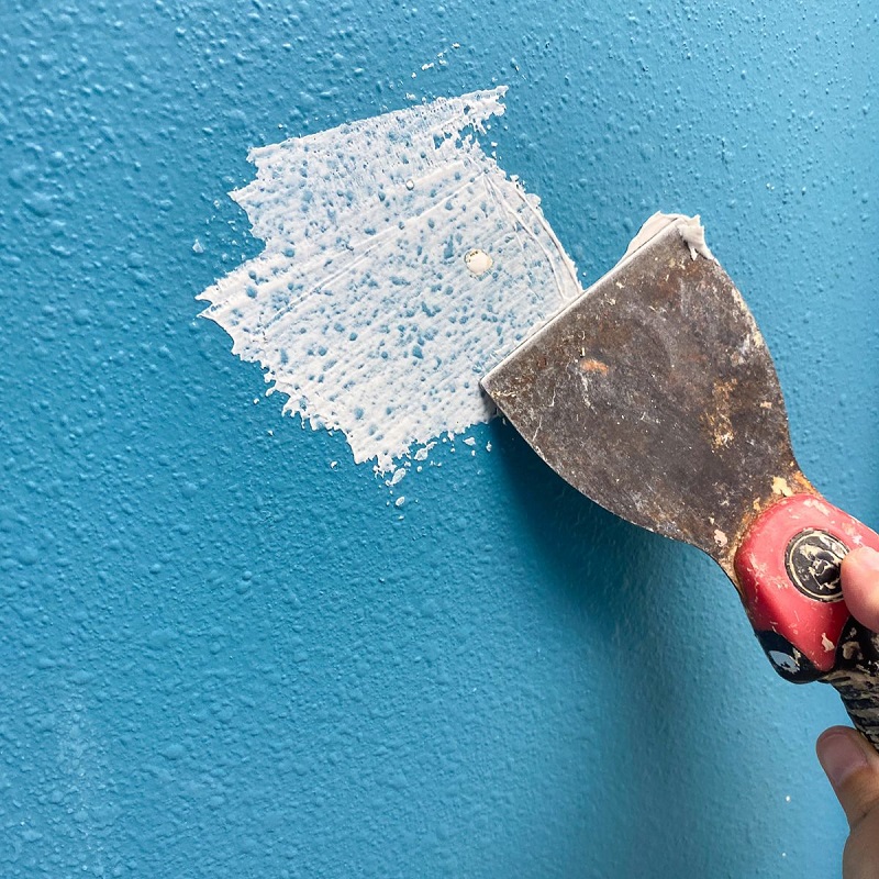 fix paint peeled off wall