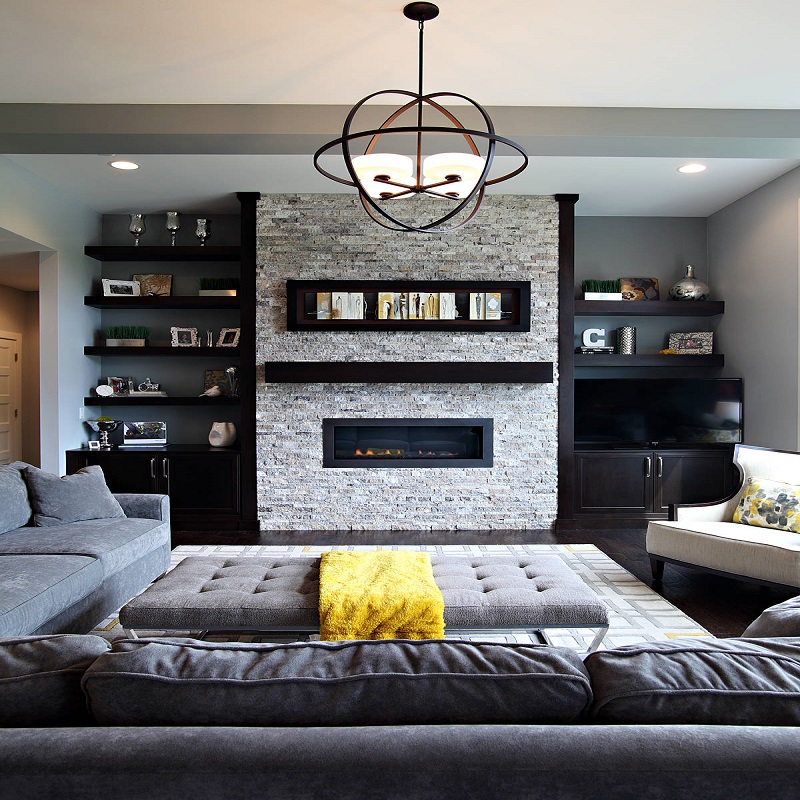 fireplace accent wall paint ideas