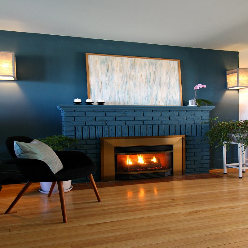 fireplace accent wall paint ideas