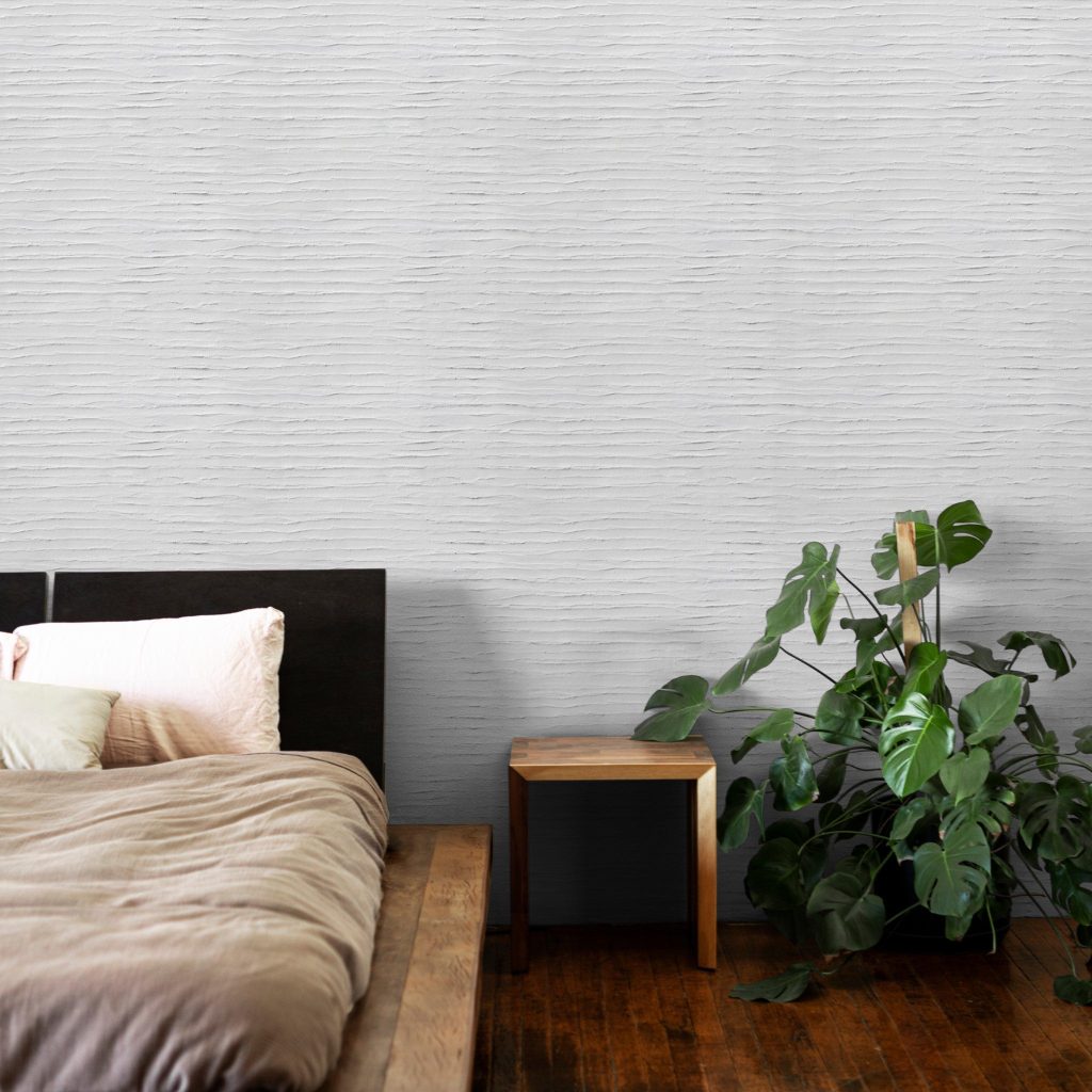 wallpaper stick to textured walls