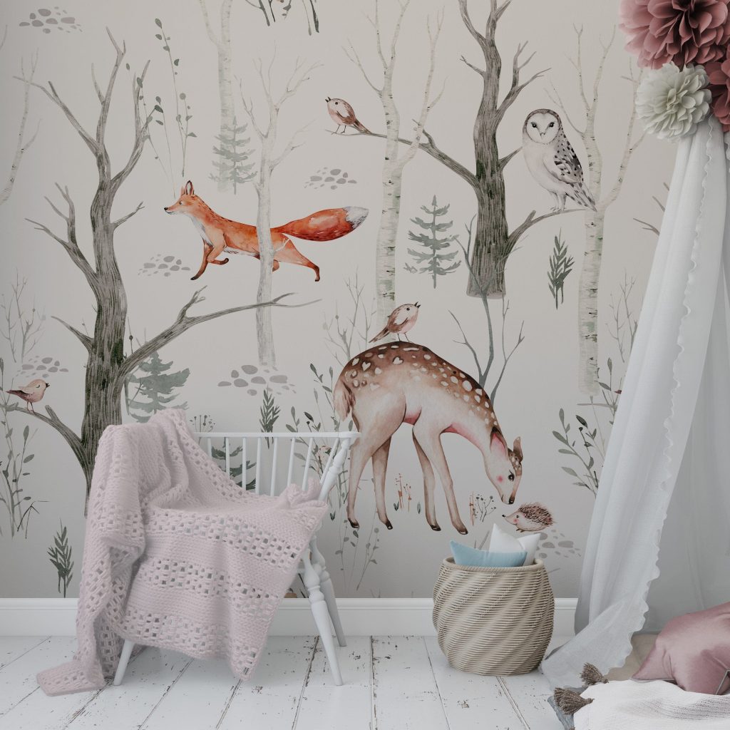 Peel and stick wallpaper for kids