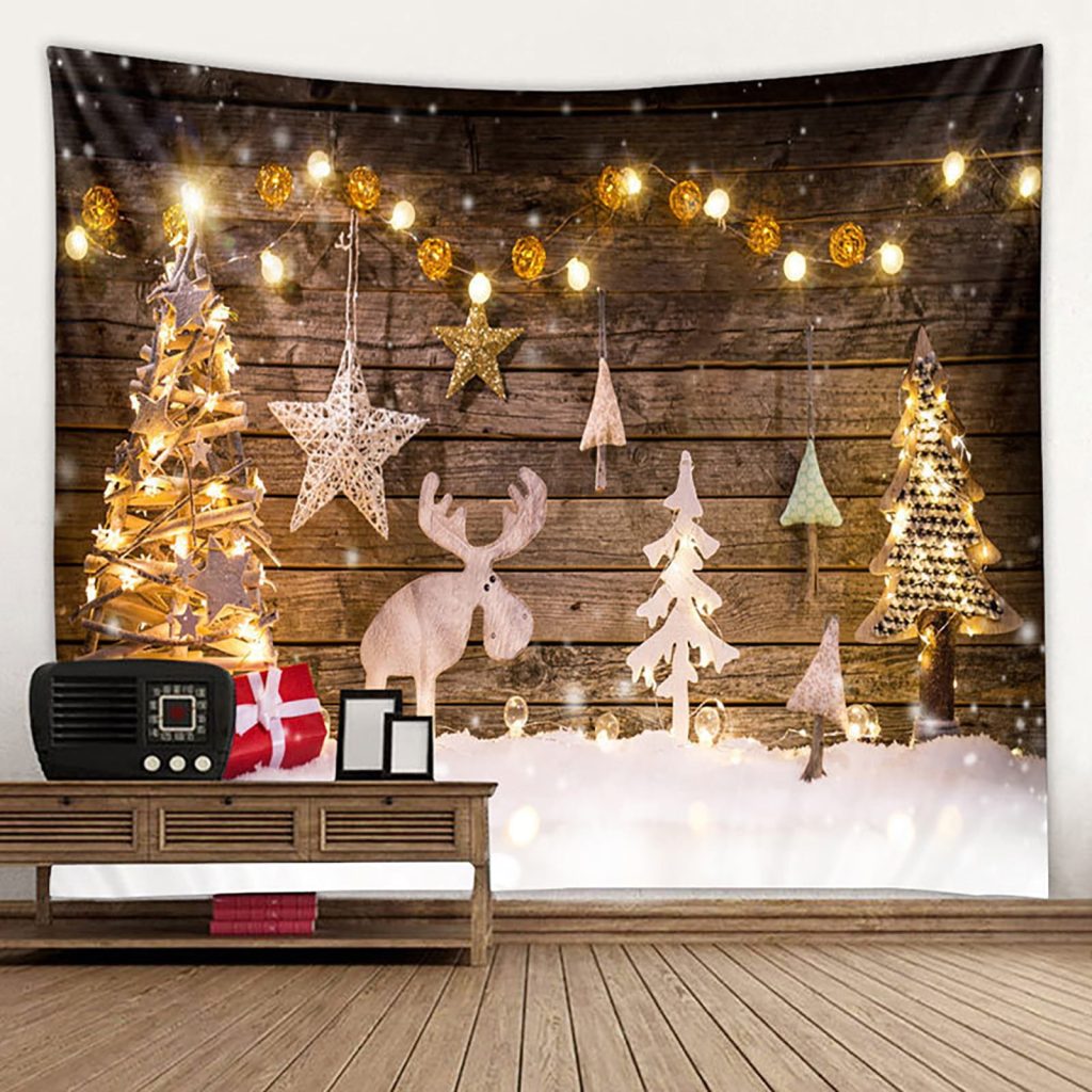 Paper wall christmas decorations