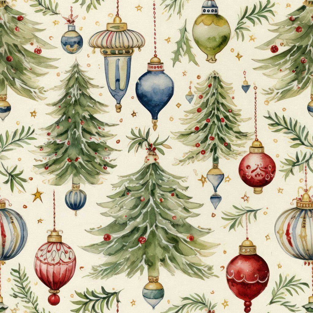 Paper wall christmas decorations
