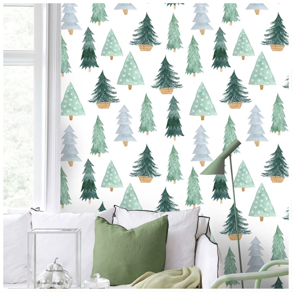 Paper wall christmas decorations