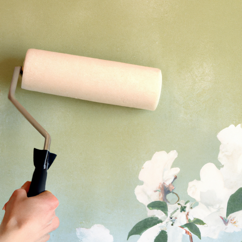 paint over wallpaper