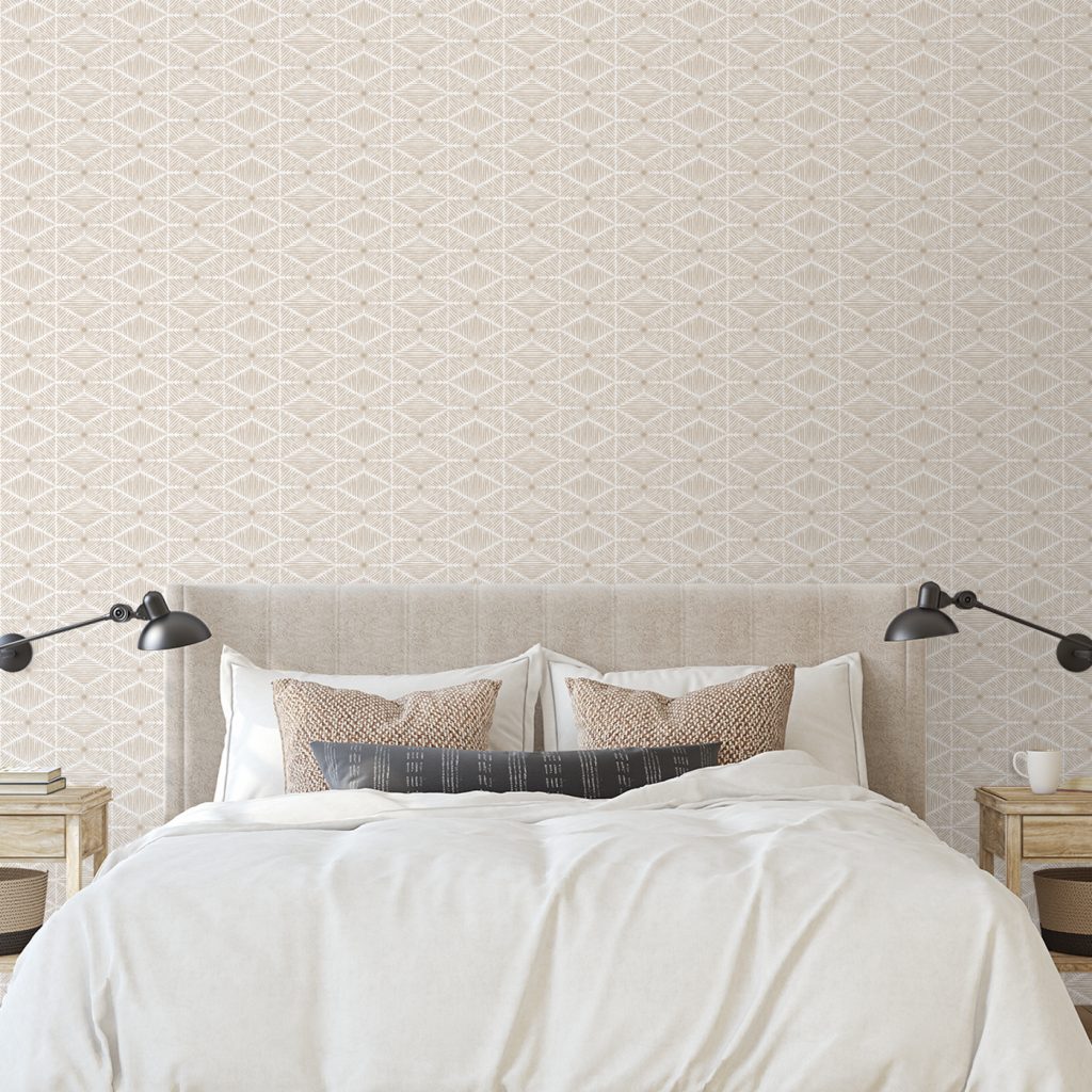 Peel and stick wallpaper squares