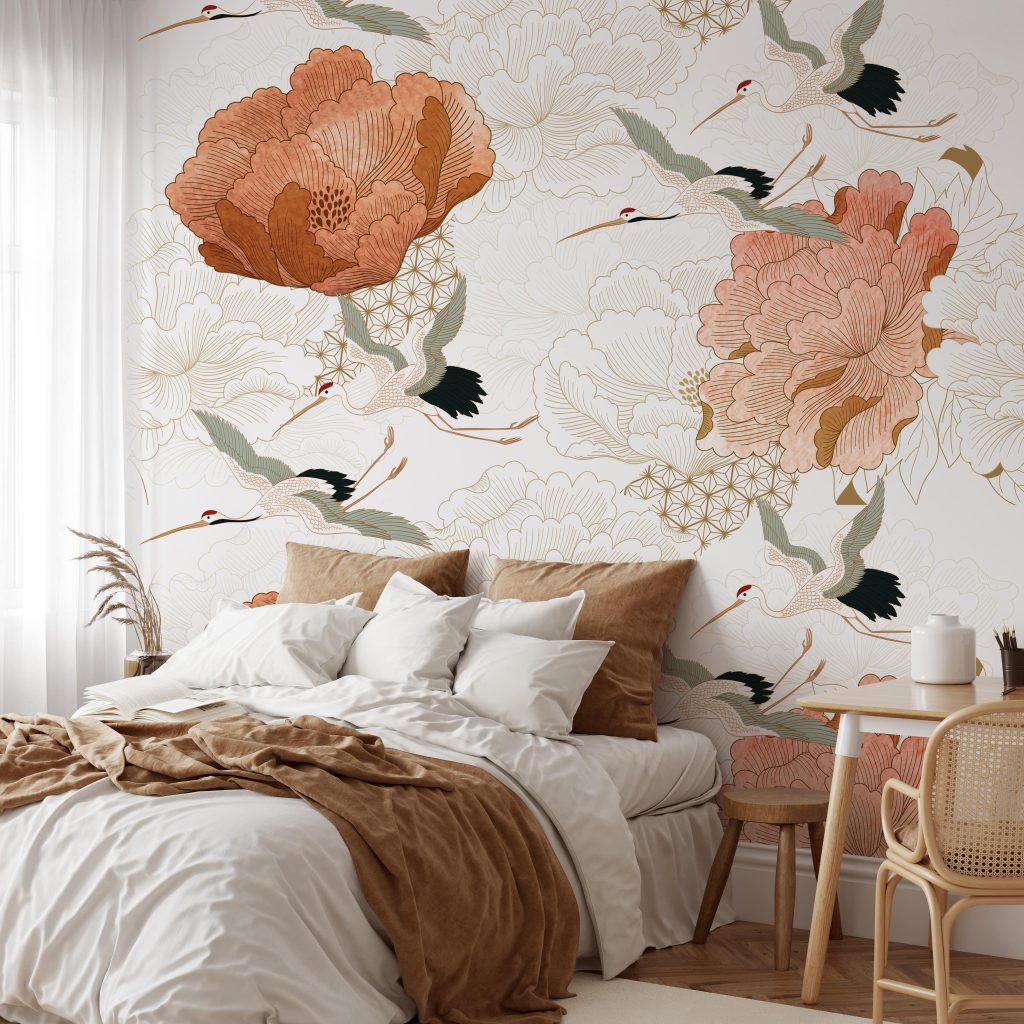 Peel and stick mural wallpaper