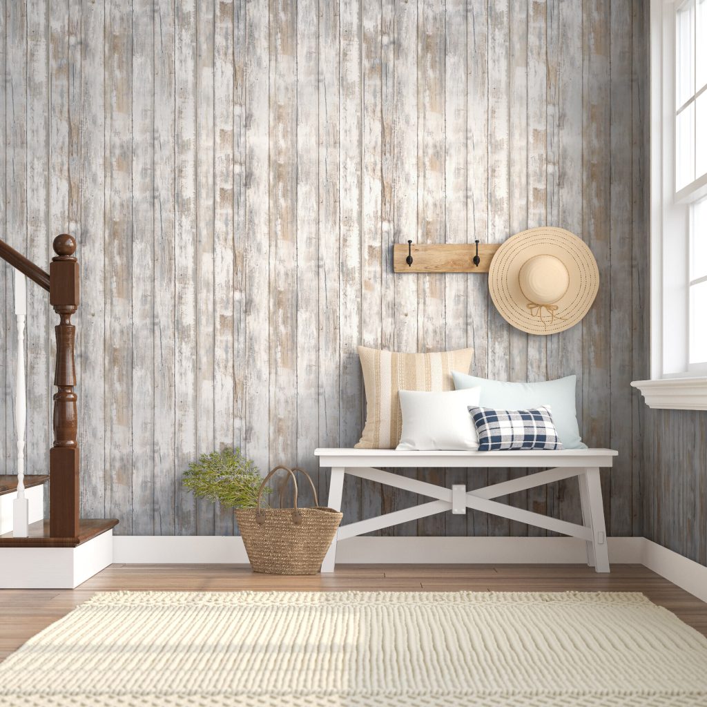 Peel and stick paintable wallpaper