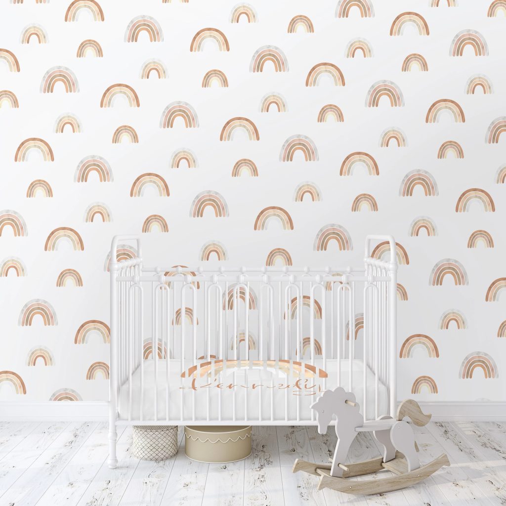 Neutral wallpaper peel and stick