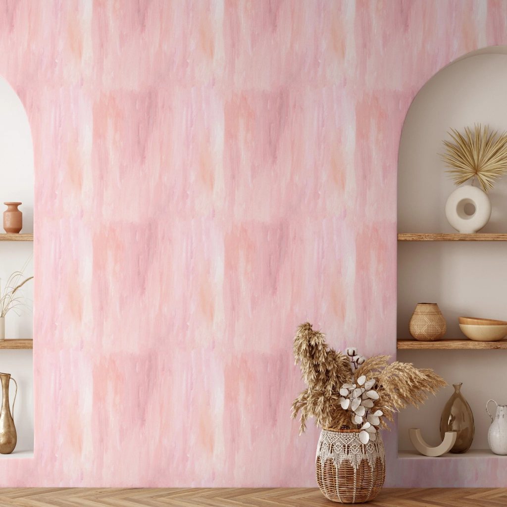 Peel and stick wallpaper textured walls