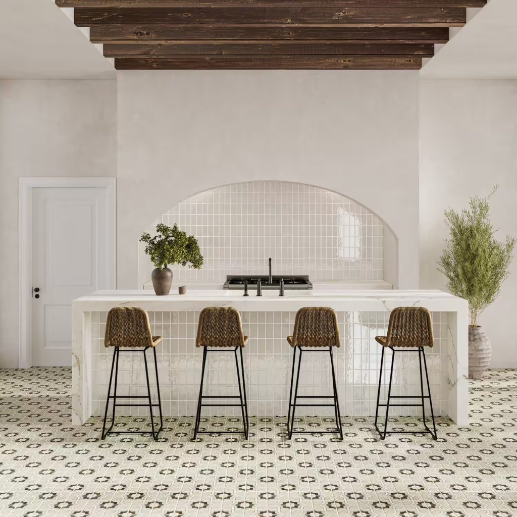 lay ceramic tile