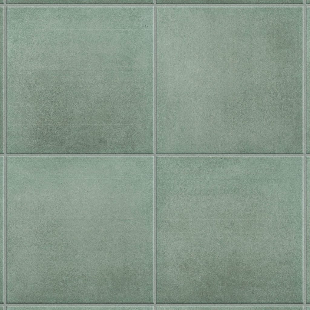 green ceramic tile