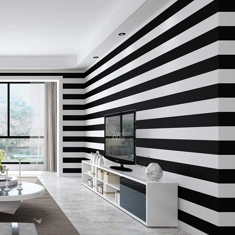 black and white wallpaper for room